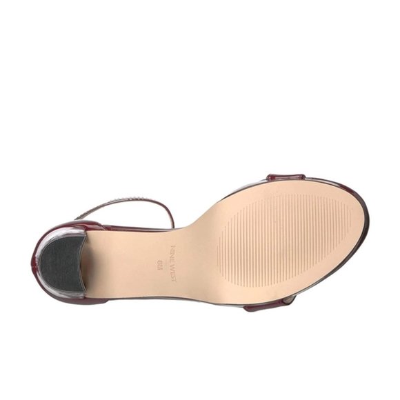 NINE WEST Dempsey 3 Platform Sandal Pumps in Patent Leather Red - Picture 6 of 15